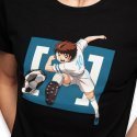 CAPTAIN TSUBASA T-shirt Col rond Homme Coton TSU2 Noir CAPSLAB