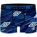 UMBRO Boxer Homme Microfibre SUBASS7 Bleu Blanc