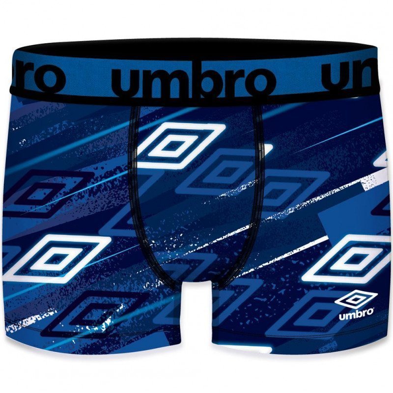 Boxer Homme SUBASS7 Bleu et Blanc
