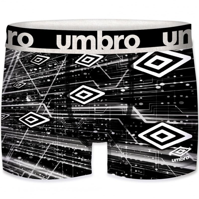 Boxer Homme SUBASS7 Noir et Blanc