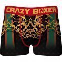 CRAZYBOXER Boxer Homme Microfibre BM4ASS39 FORGE Noir Rouge