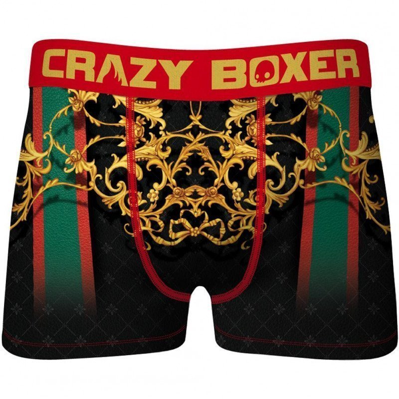 Boxer Homme BM4ASS39 Noir et Rouge