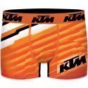 Boxer Homme CAR Orange et Blanc