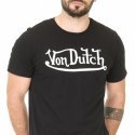 VON DUTCH T-shirt Col rond Homme Coton TSCFIRST Noir