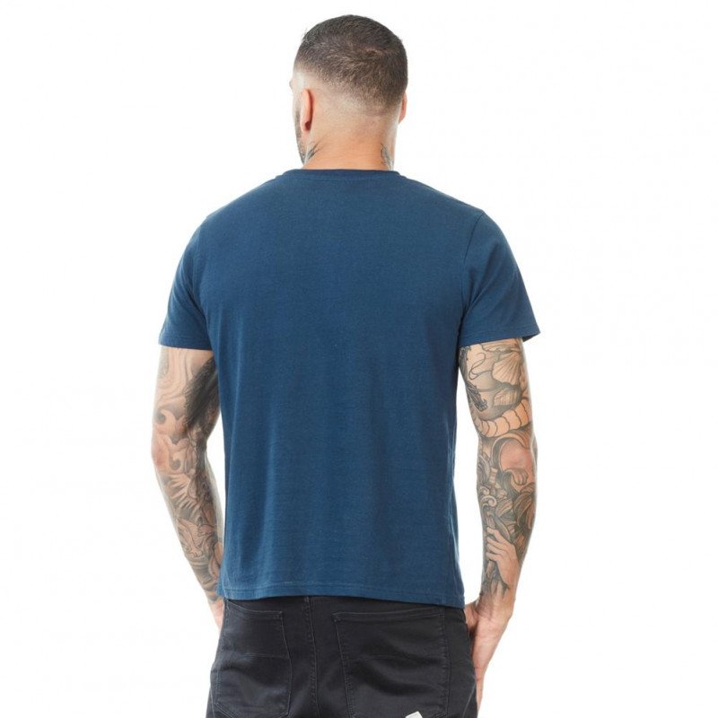 T-shirt manches courtes col rond Homme TSCFIRST Bleu et Marine