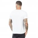 T-shirt manches courtes col rond Homme TSCFIRST Blanc et Noir