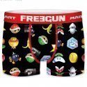 FREEGUN Boxer Garçon Microfibre ITE Noir MARIO KART