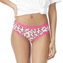 SIMPLY ME Lot de 3 Shortys Femme Coton BDX3 ASS3 Rose Noir