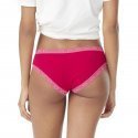 SIMPLY ME Lot de 3 Shortys Femme Coton BDX3 ASS3 Rose Noir