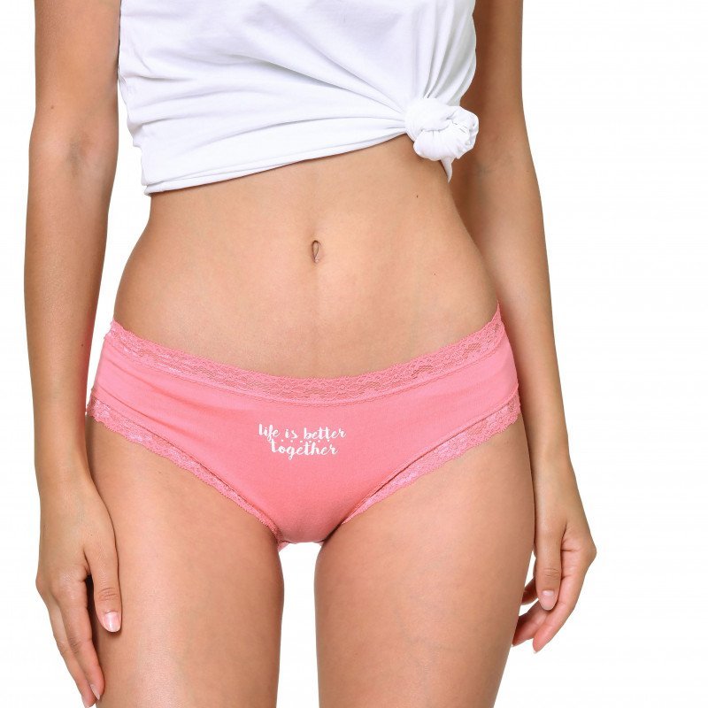 LOT DE 3 Shorty Sous-vêtements Femme BDX3 Rose et Noir