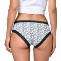 LOT DE 3 Shorty Sous-vêtements Femme BDX3 Bleu et Gris