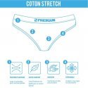 Boxer Femme SCASS1 Blanc et Noir
