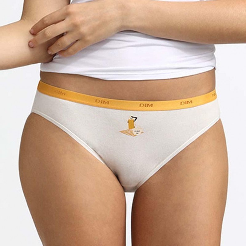 LOT DE 3 Boxer Sous-vêtements Femme POCKETS STRETCH Blanc et Marine