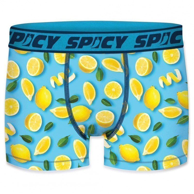 Boxer Homme ASS1 Bleu et Jaune