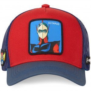 GOLDORAK Casquette Homme MicroCoton ACT1 Rouge Bleu CAPSLAB