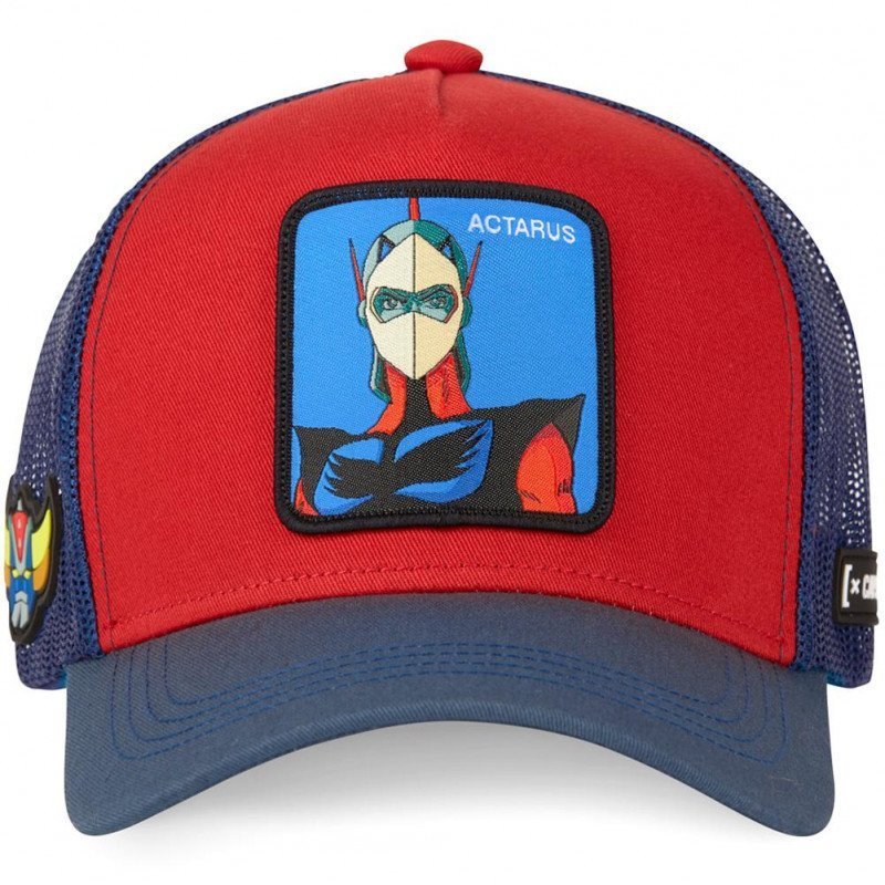 GOLDORAK Casquette Homme MicroCoton ACT1 Rouge Bleu CAPSLAB