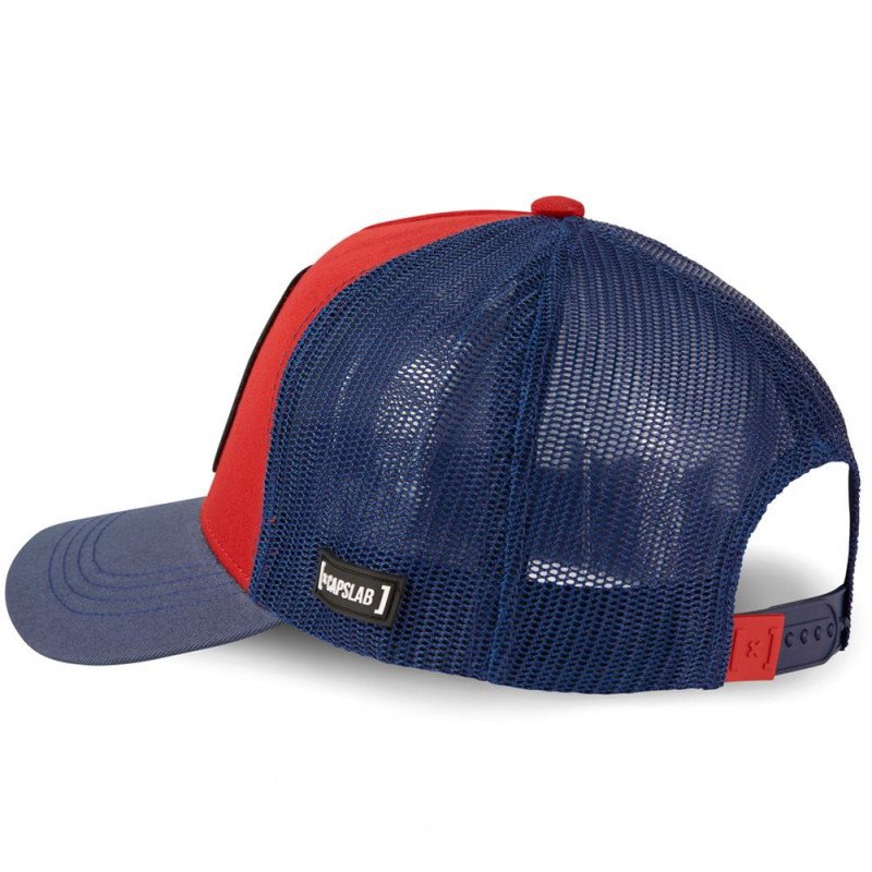 GOLDORAK Casquette Homme MicroCoton ACT1 Rouge Bleu CAPSLAB