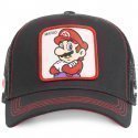 SUPER MARIO Casquette Homme MicroCoton MAR2 Noir Rouge CAPSLAB