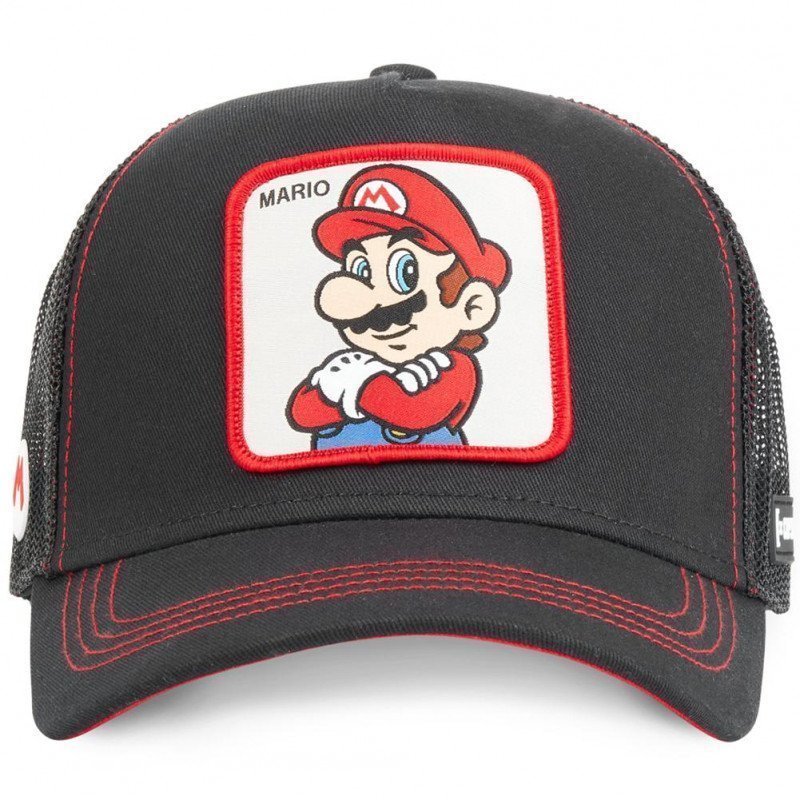 Casquette Homme MAR2 Noir et Rouge