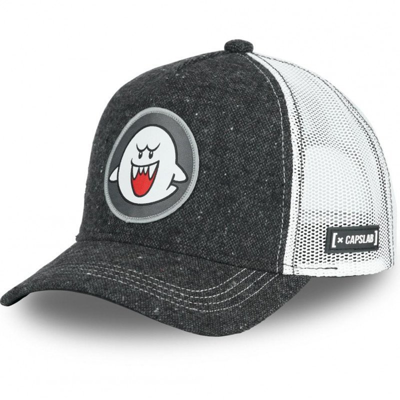 Casquette Homme POW2 Noir et Blanc