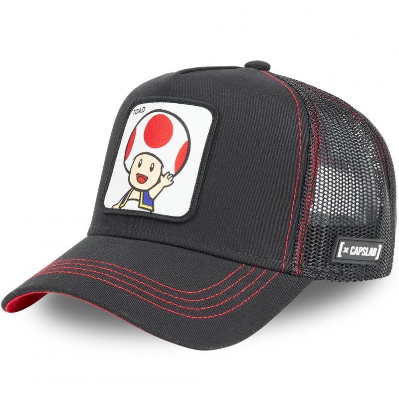 Casquette Homme TOA2 Noir et Rouge