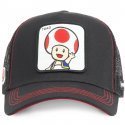 Casquette Homme TOA2 Noir et Rouge