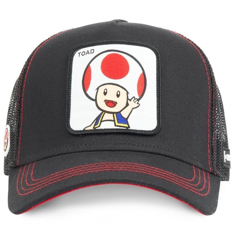 Casquette Homme TOA2 Noir et Rouge