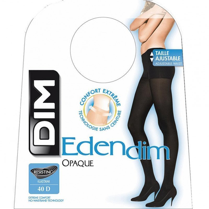 DIM Collant Femme Opaque EDENDIM Noir 40D