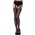 DIM Collant Femme Semi Opaque INFINIMENT JARRETELLES Noir 20D