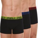 ATHENA Lot de 3 Boxers Homme Coton EASYSPORT21 Noir Noir Noir