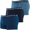 ATHENA Lot de 3 Boxers Homme Coton EASY STYLE Surfer Marine Rayures