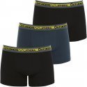 ATHENA Lot de 3 Boxers Homme Microfibre recyclée OUTDOOR Noir Gris Noir