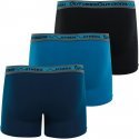 ATHENA Lot de 3 Boxers Homme Microfibre recyclée OUTDOOR Marine Lagon Noir