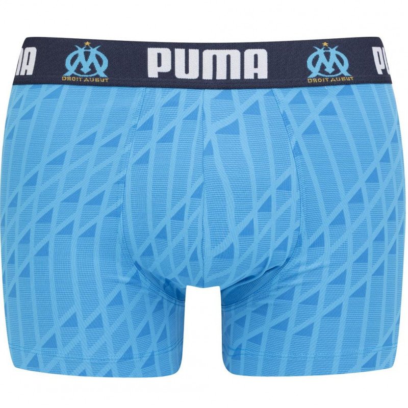 PUMA Boxer Homme ARCHI Bleu Marine OLYMPIQUE DE MARSEILLE