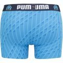 PUMA Boxer Homme Microfibre ARCHI Bleu Marine OLYMPIQUE DE MARSEILLE