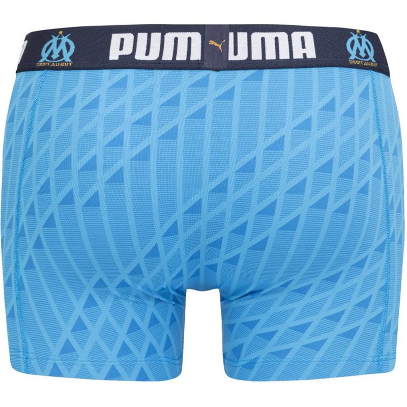 PUMA Boxer Homme ARCHI Bleu Marine OLYMPIQUE DE MARSEILLE