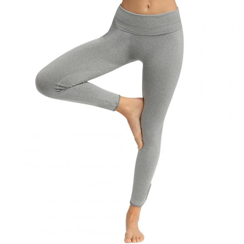 DIM Legging Femme Microfibre SANSCOUT Galet chiné