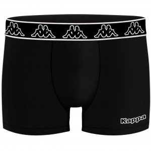 KAPPA Boxer Homme Coton LOGOATH Noir