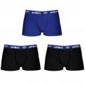 UMBRO Lot de 3 Boxers Homme Coton BCX3CLASS C Noir Roi