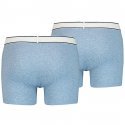 LEVI'S Lot de 2 Boxers Homme Coton VINTAGE HEATHER Light Blue