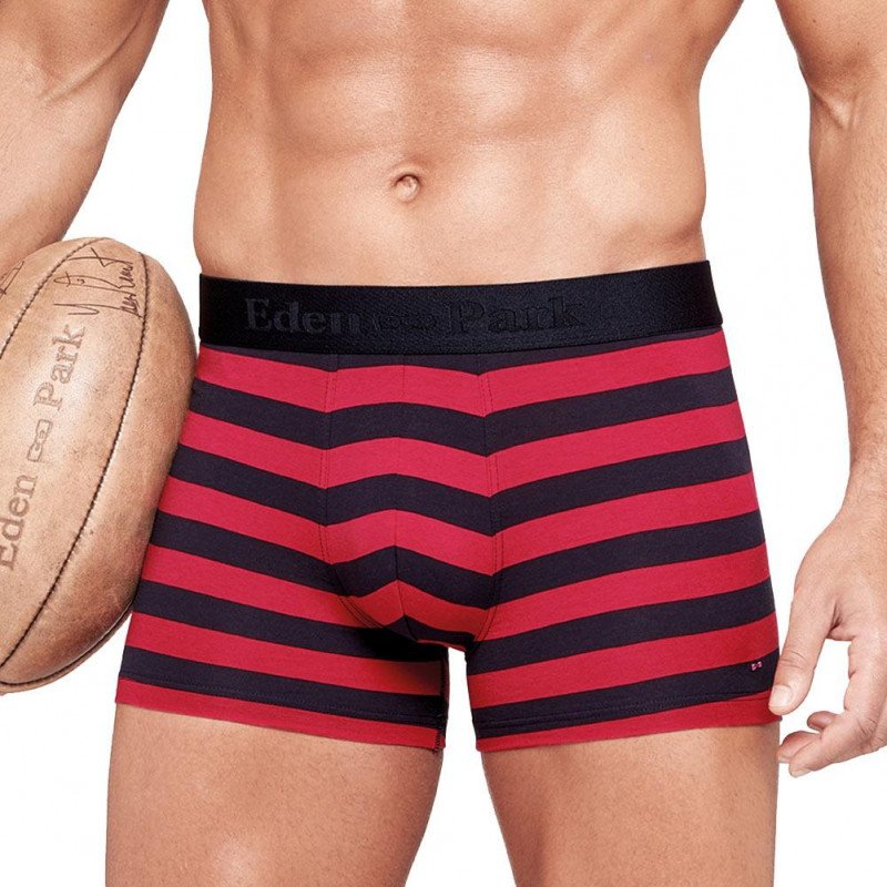 EDEN PARK Boxer Homme Coton ISLAND Tomato