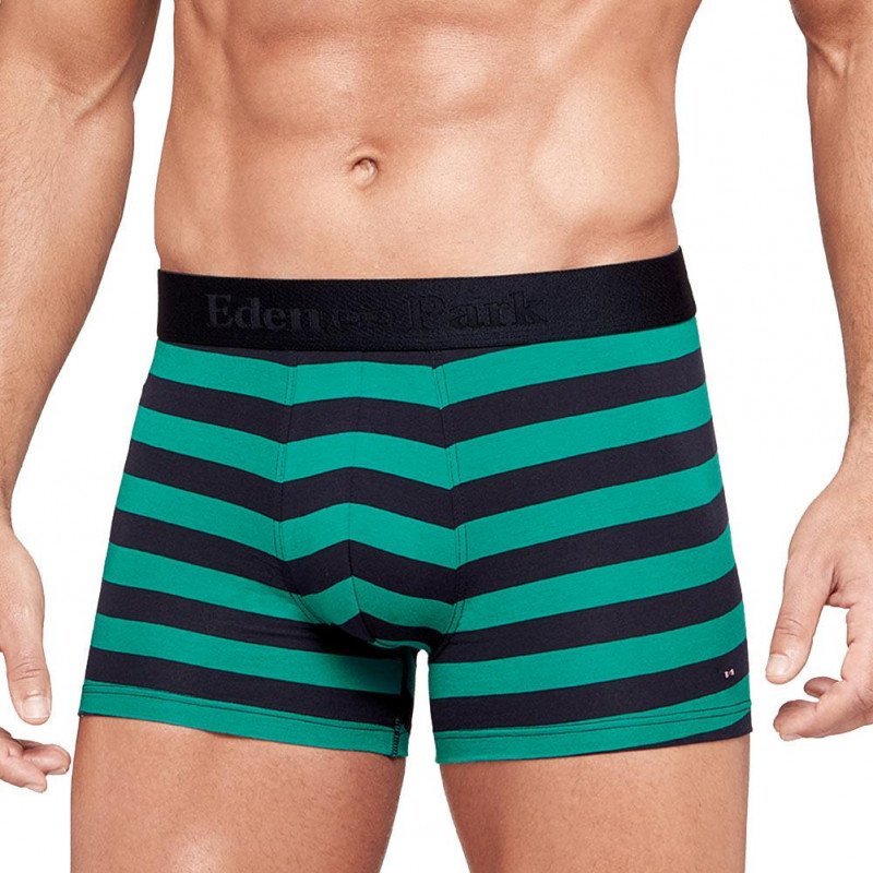 EDEN PARK Boxer Homme Coton ISLAND Turquoise