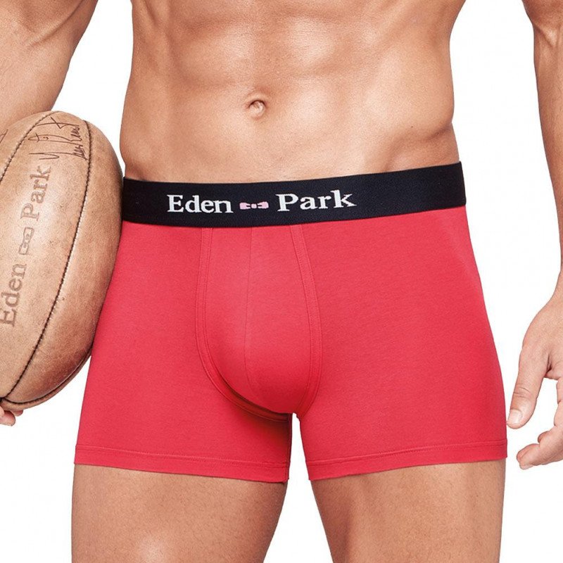 EDEN PARK Boxer Homme Coton ONE Tomato