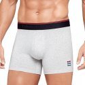 EDEN PARK Boxer Homme Coton TRIO NOEUD Souris Chiné