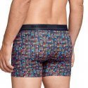 IMPETUS Boxer Homme Coton Lyocell YANGON Imprimé Bleu Orange