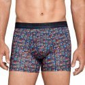Boxer Homme YANGON Bleu et Orange