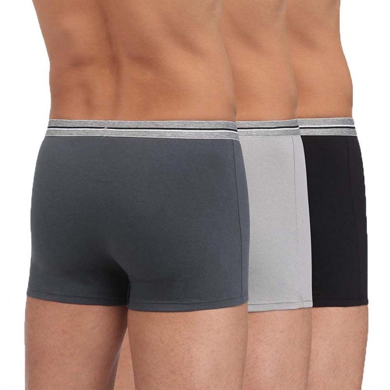 LOT DE 3 Boxer Sous-vêtements Homme UULTRA RESIST Gris et Noir