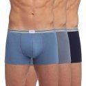 DIM Lot de 3 Boxers Homme Coton ULTRA RESIST Bleu Jean Gris Bleu Denim