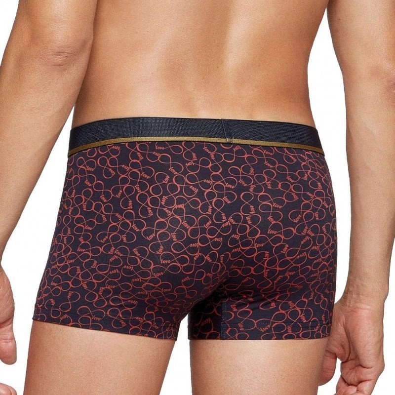 Boxer Homme CONFIDENT Rouge et Marine