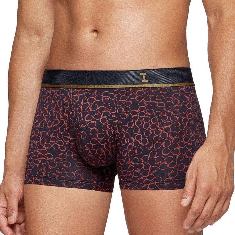 Boxer Homme CONFIDENT Rouge et Marine